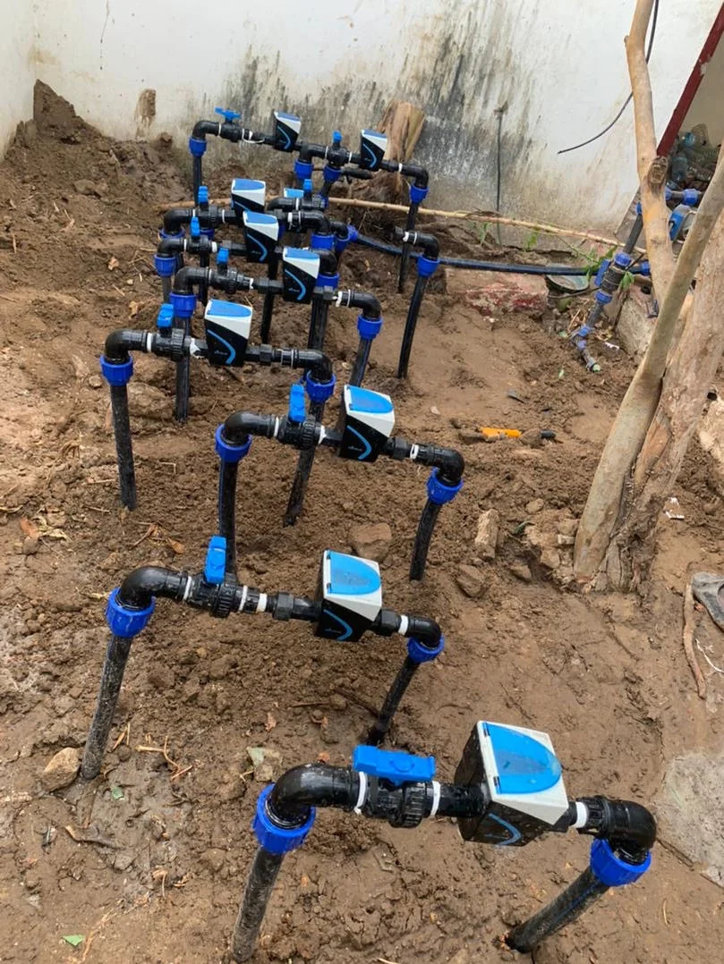 Smart Water Meter Installation project work in Greater Banjul Area